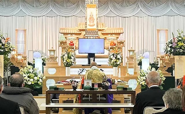  〇〇斎場での家族葬の葬儀参考イメージ